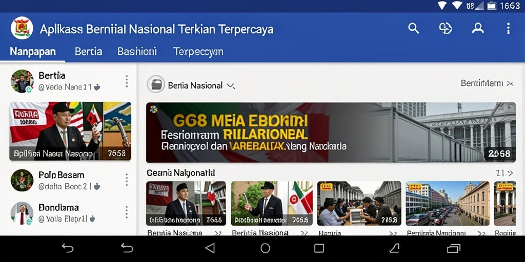 Tampilan antarmuka aplikasi G668 yang informatif dan menarik.