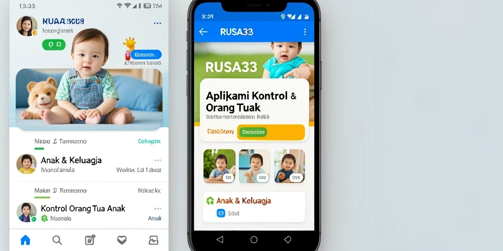Antarmuka aplikasi RUSA33 yang ramah pengguna untuk kontrol orang tua.